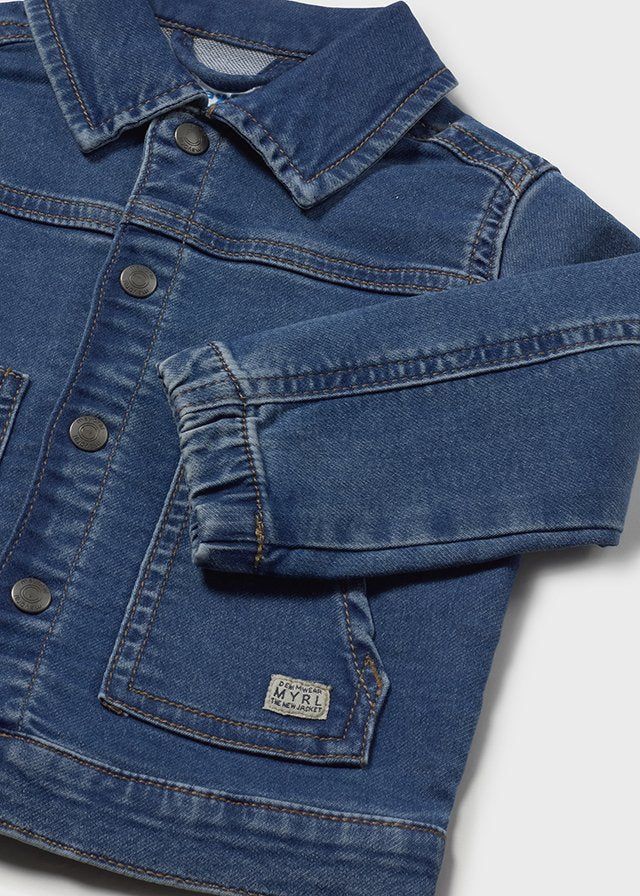 Giubbotto jeans neonato Mayoral blu medio Mayoral 6 Mesi 68cm