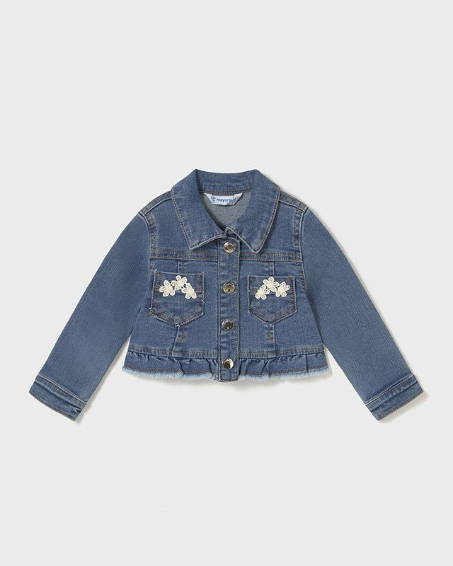 Giubbotto jeans volant neonata Mayoral blu medio Mayoral Blu