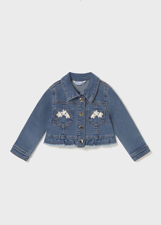 Giubbotto jeans volant neonata Mayoral blu medio Mayoral Blu