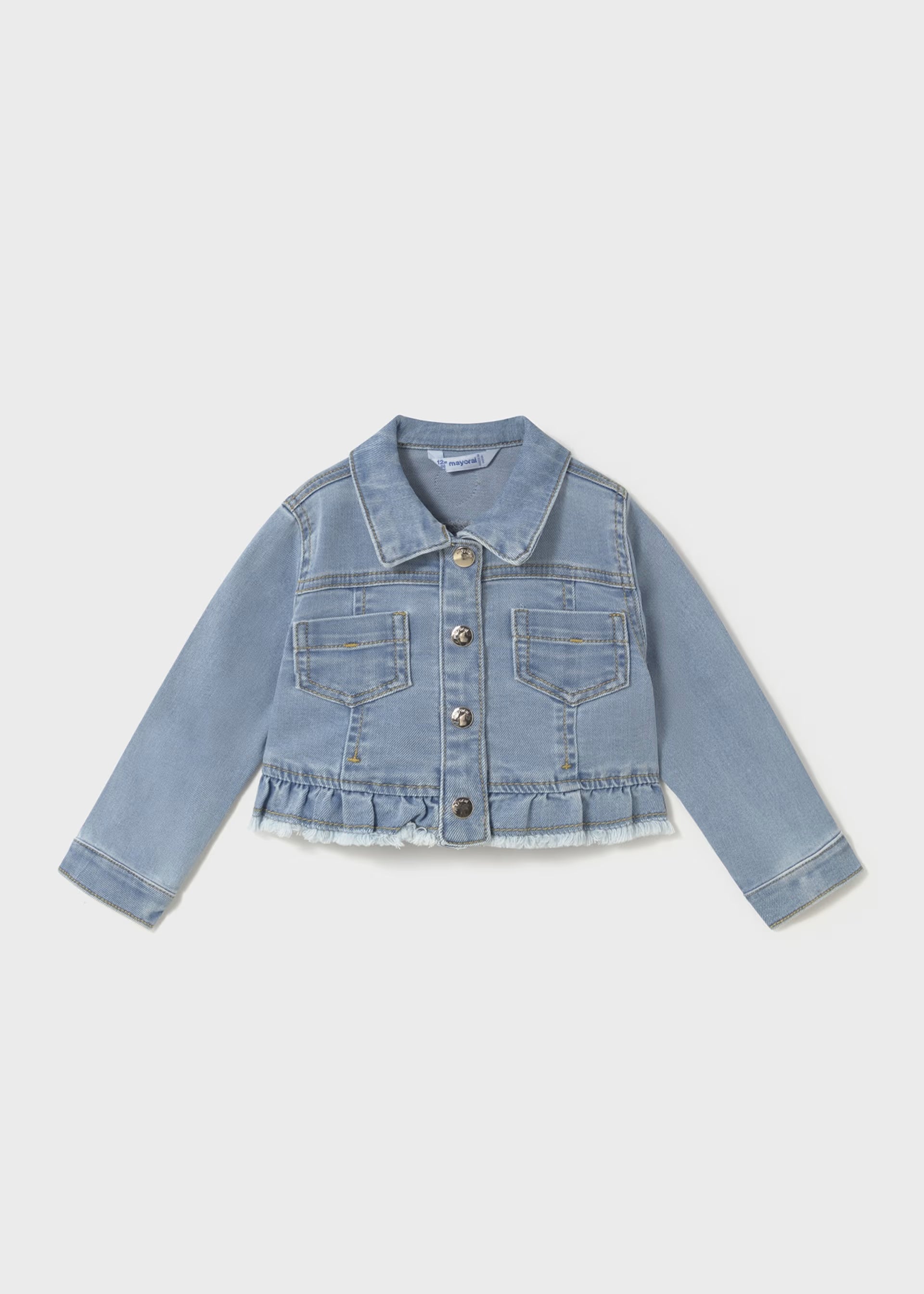 Giubbotto jeans volant neonata Mayoral chiaro Mayoral 6 Mesi 68cm