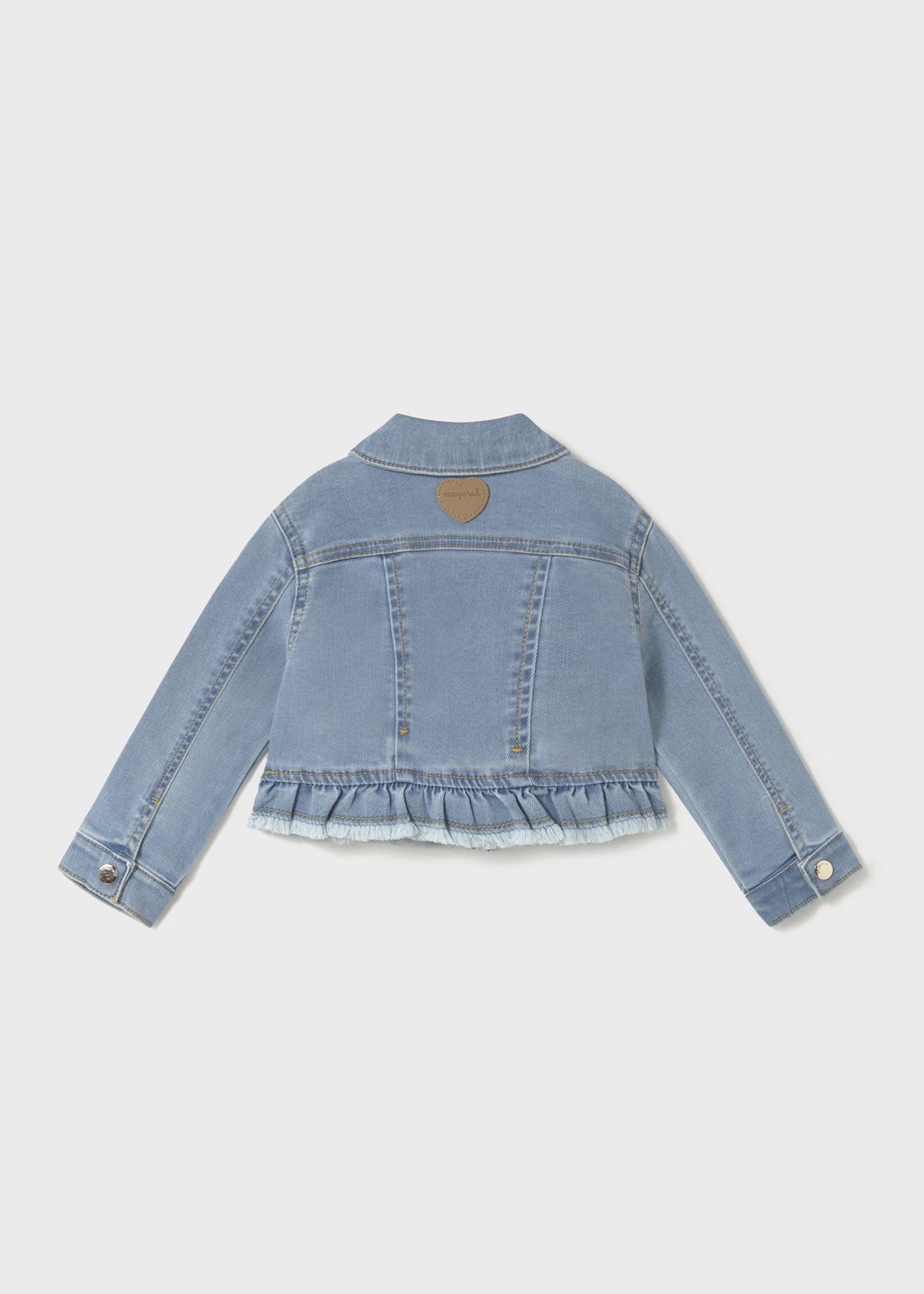 Giubbotto jeans volant neonata Mayoral chiaro Mayoral 6 Mesi 68cm