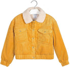 Giubbotto manica lunga ragazza Mayoral velluto Giallo - ErreGiModaBimbo