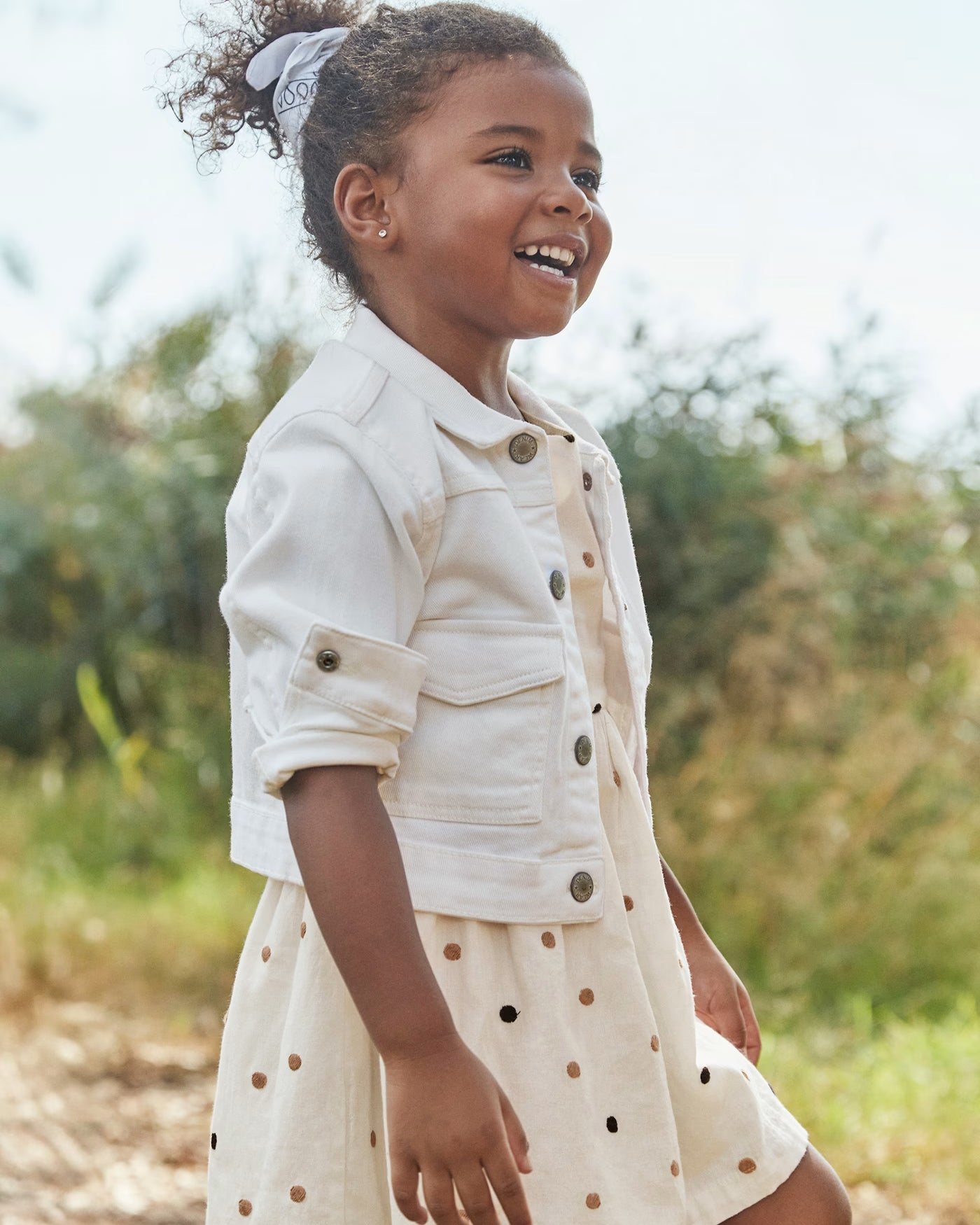 Giubbotto twill bambina Mayoral panna Mayoral Panna