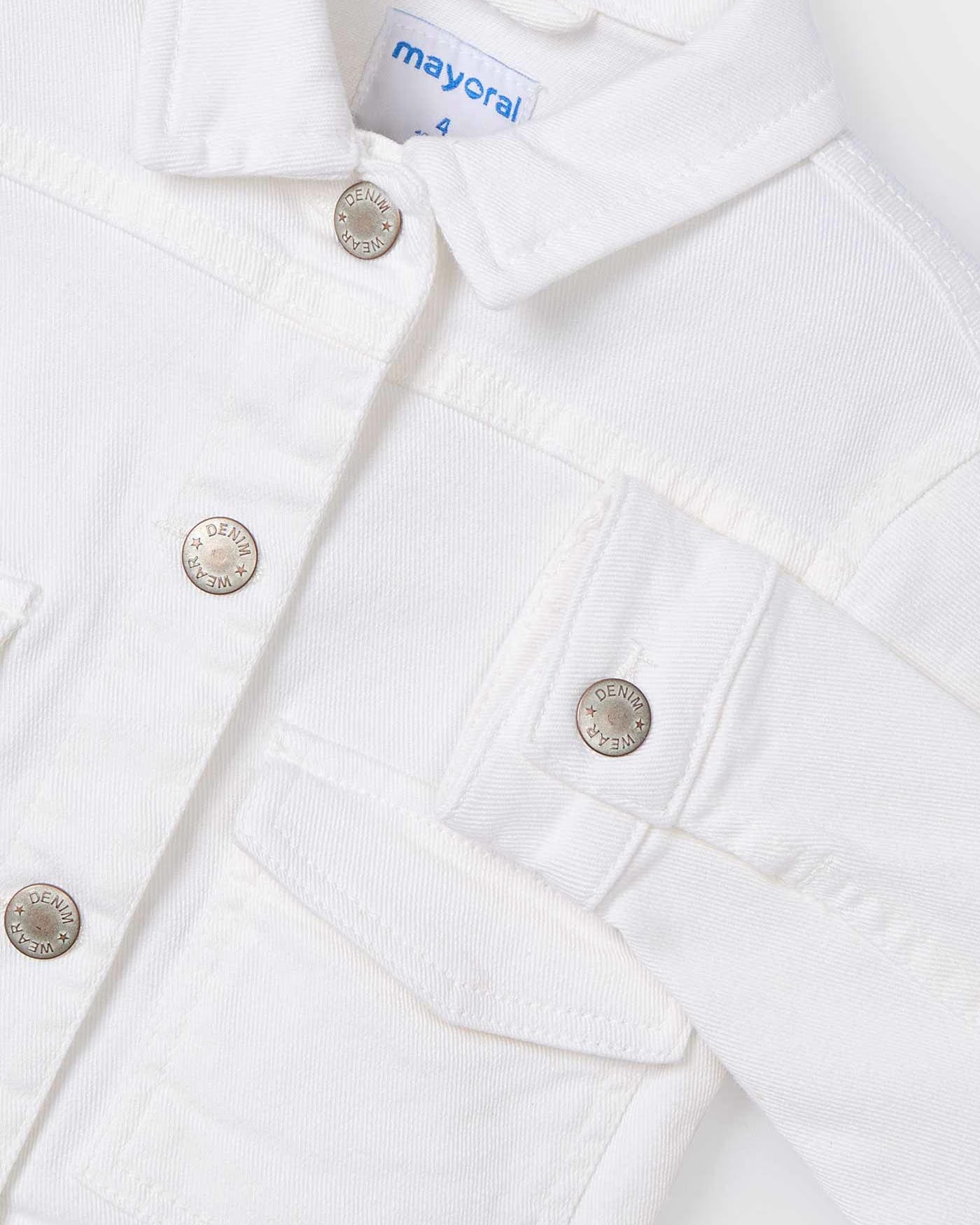 Giubbotto twill bambina Mayoral panna Mayoral Panna