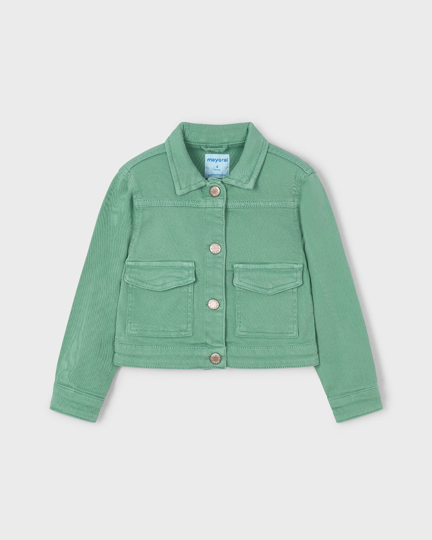 Giubbotto twill bambina Mayoral verde menta Mayoral 2 Anni 92cm