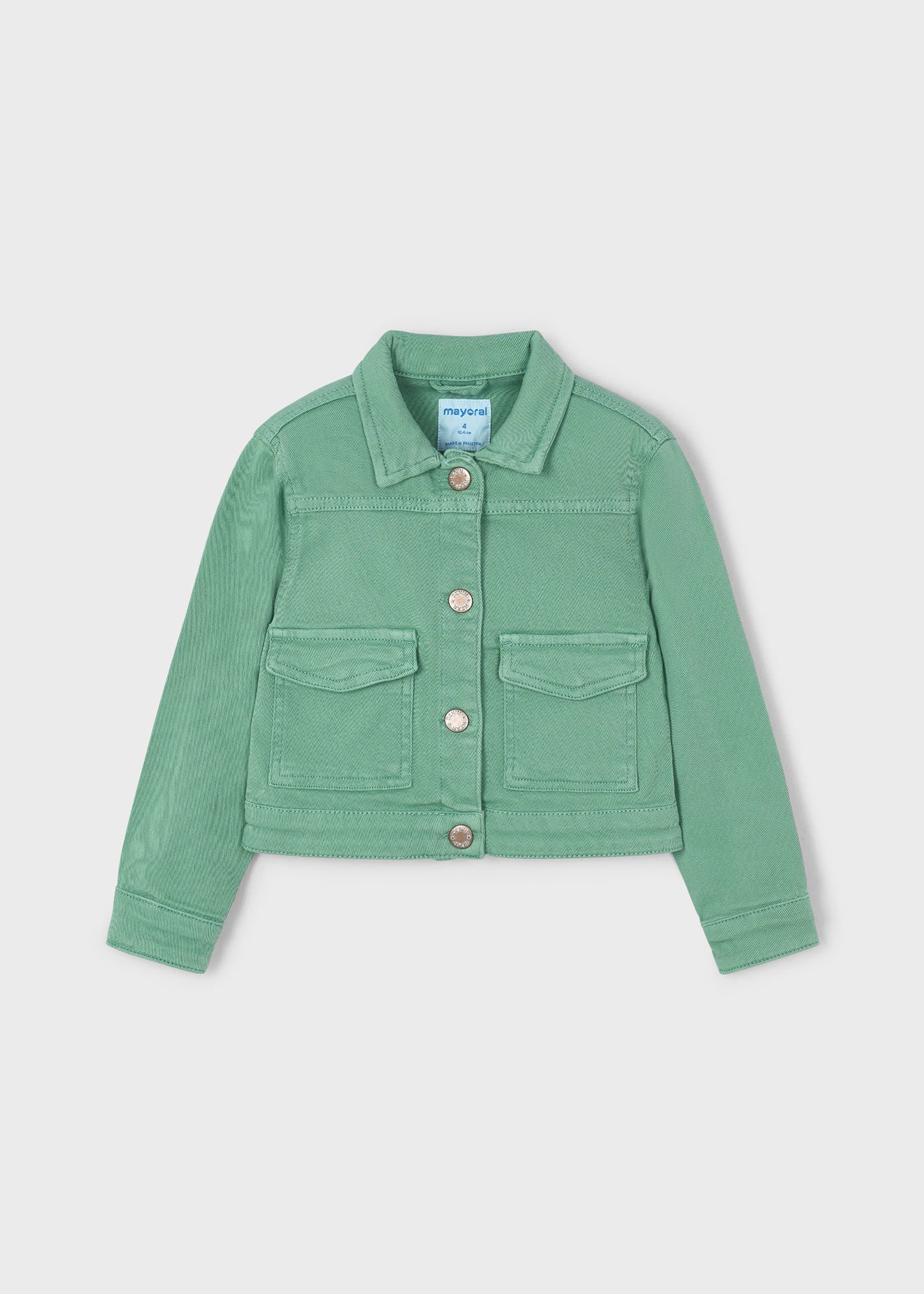 Giubbotto twill bambina Mayoral verde menta Mayoral 2 Anni 92cm