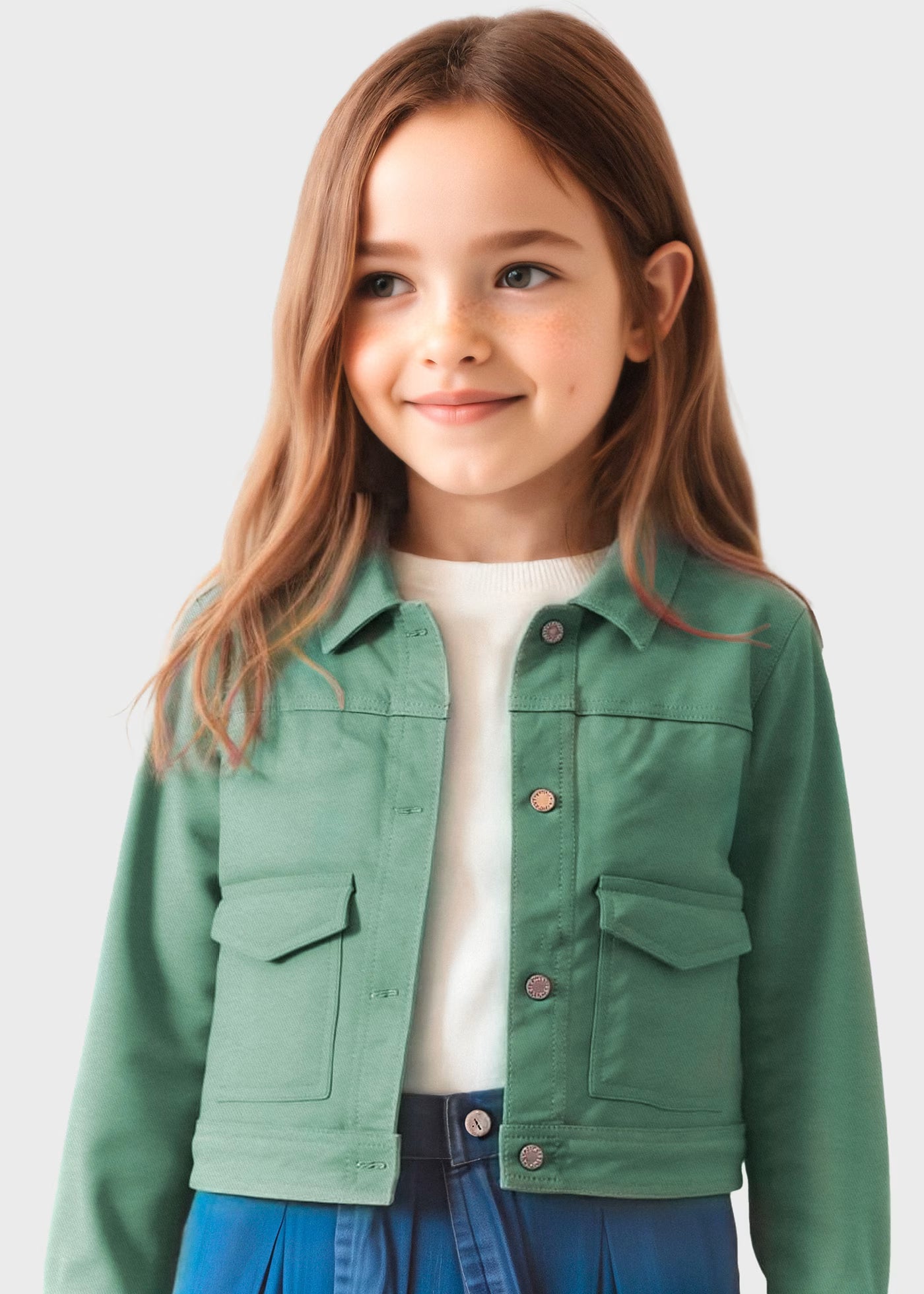 Giubbotto twill bambina Mayoral verde menta Mayoral 2 Anni 92cm