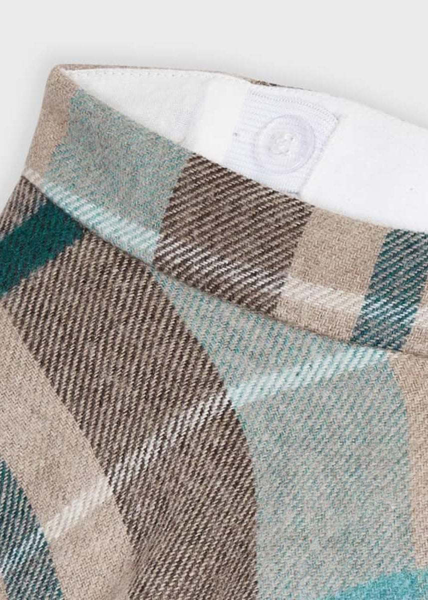 Gonna bambina Mayoral in panno a quadri in lurex Verde - ErreGiModaBimbo