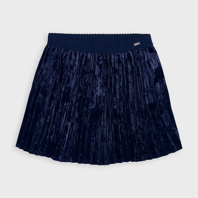 Gonna bambina Mayoral plissettata blu - ErreGiModaBimbo