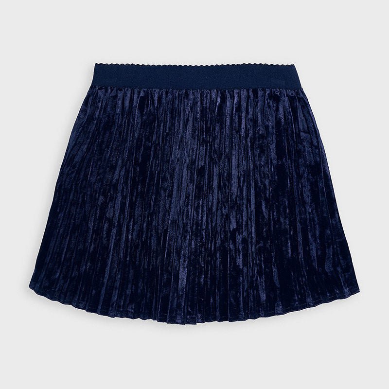Gonna bambina Mayoral plissettata blu - ErreGiModaBimbo