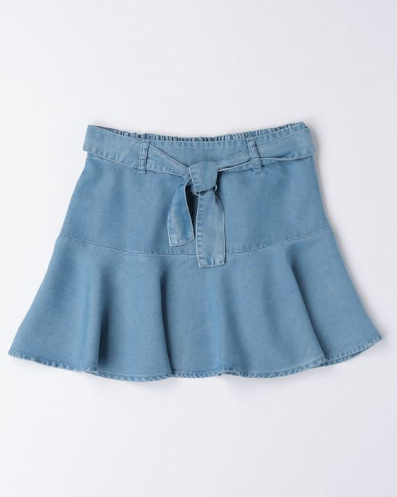 Gonna con cintura ragazza iDO blue jeans iDO Blu