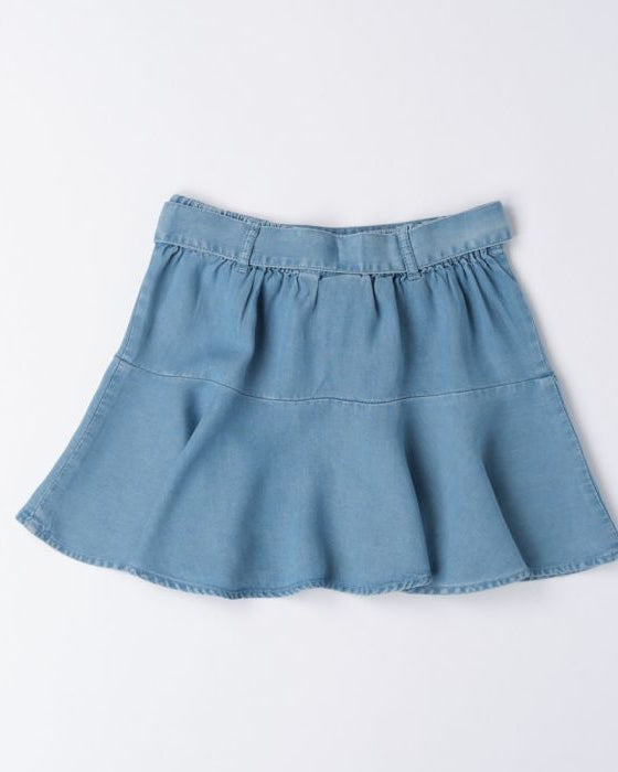 Gonna con cintura ragazza iDO blue jeans iDO Blu