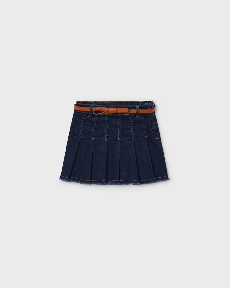 Gonna cintura bambina Mayoral jeans blu scuro Mayoral Blu
