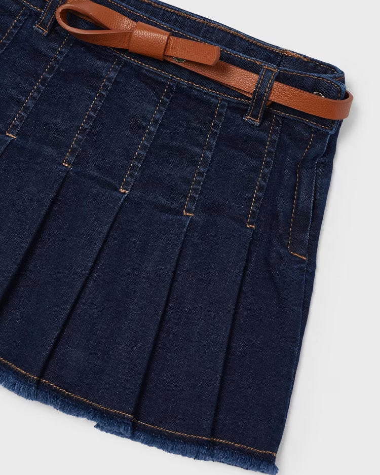 Gonna cintura bambina Mayoral jeans blu scuro Mayoral Blu