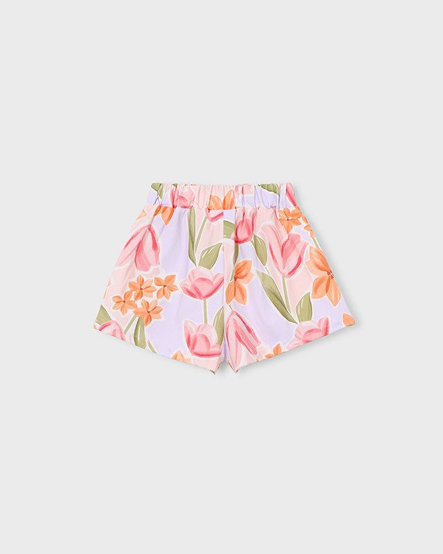 Gonna pantalone bambina Mayoral con pieghe floreali Mayoral 2 Anni 92cm