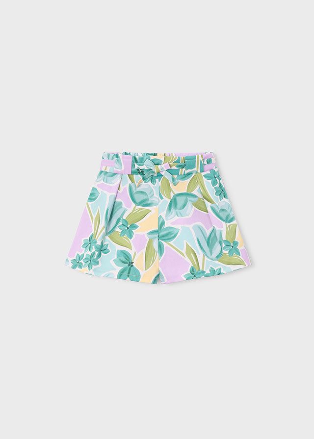 Gonna pantalone bambina Mayoral floreale primavera-estate