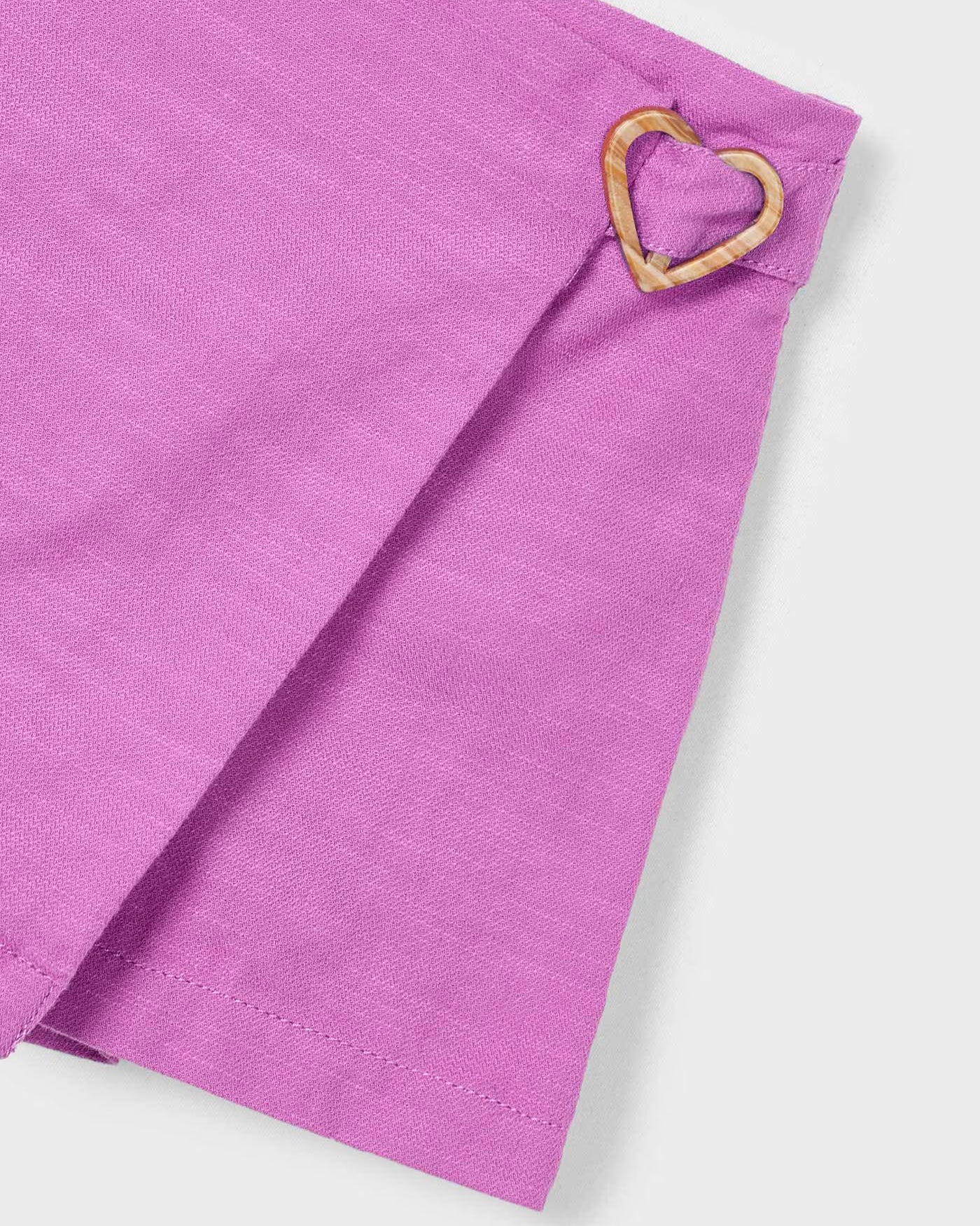 Gonna pantalone fibbia cuore bambina Mayoral malva Mayoral Malva