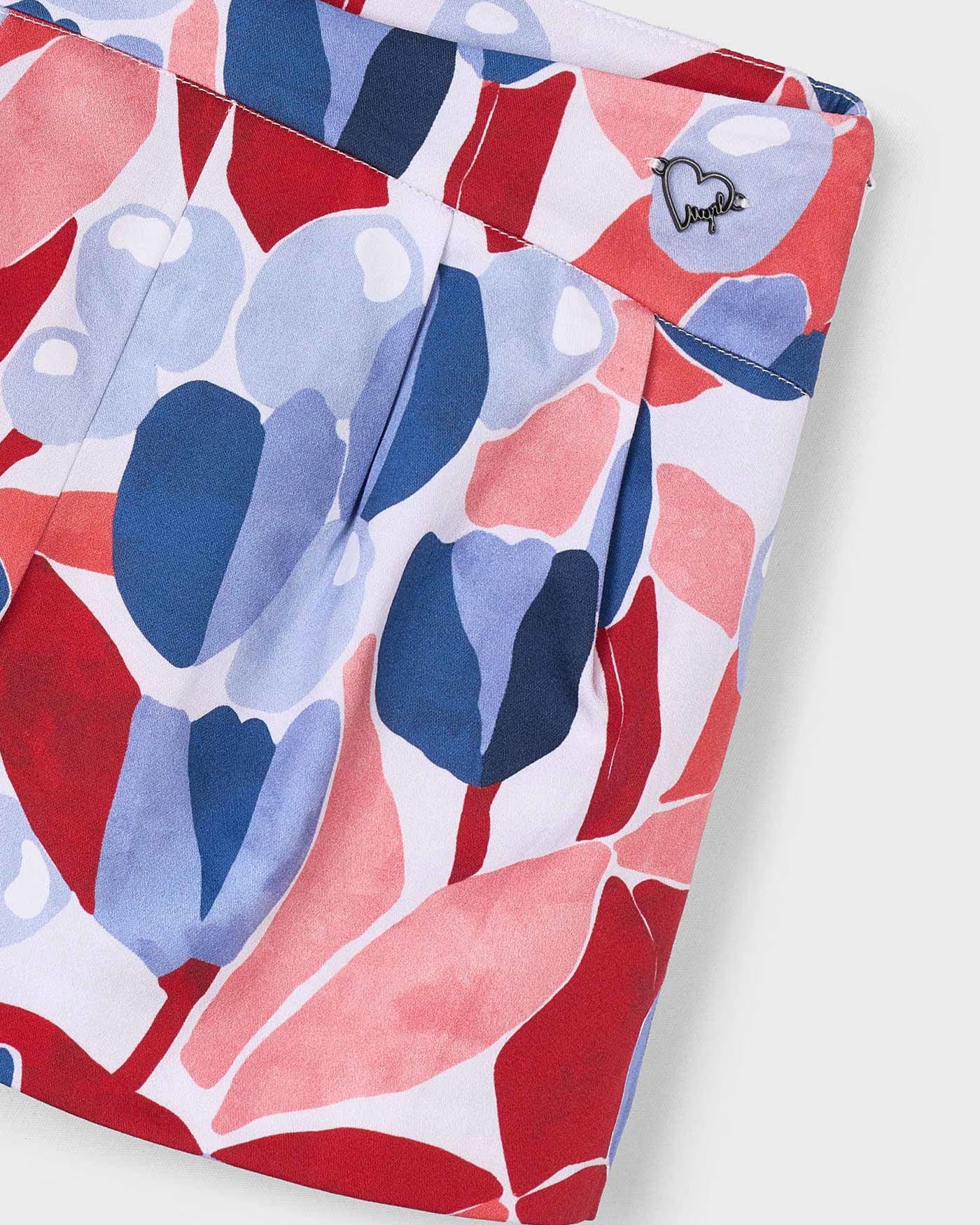 Gonna pantalone stampato bambina Mayoral blu e rosso Mayoral 2 Anni 92cm