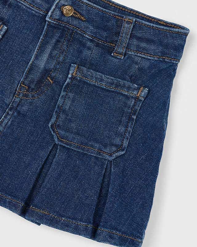 Gonna pieghe bambina Mayoral jeans scuro Mayoral 2 Anni 92cm