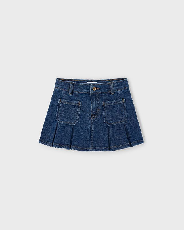 Gonna pieghe bambina Mayoral jeans scuro Mayoral 2 Anni 92cm