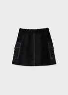 Gonna ragazza ecopelle nera ragazza Mayoral - ErreGiModaBimbo