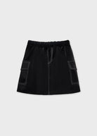 Gonna ragazza ecopelle nera ragazza Mayoral - ErreGiModaBimbo