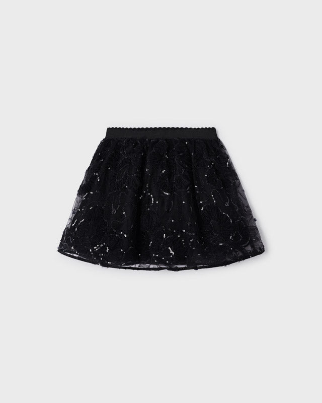 Gonna tulle fantasia bambina Mayoral nera Mayoral Nero