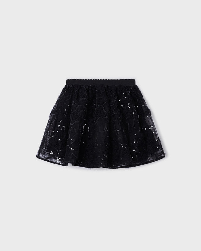 Gonna tulle fantasia bambina Mayoral nera Mayoral Nero
