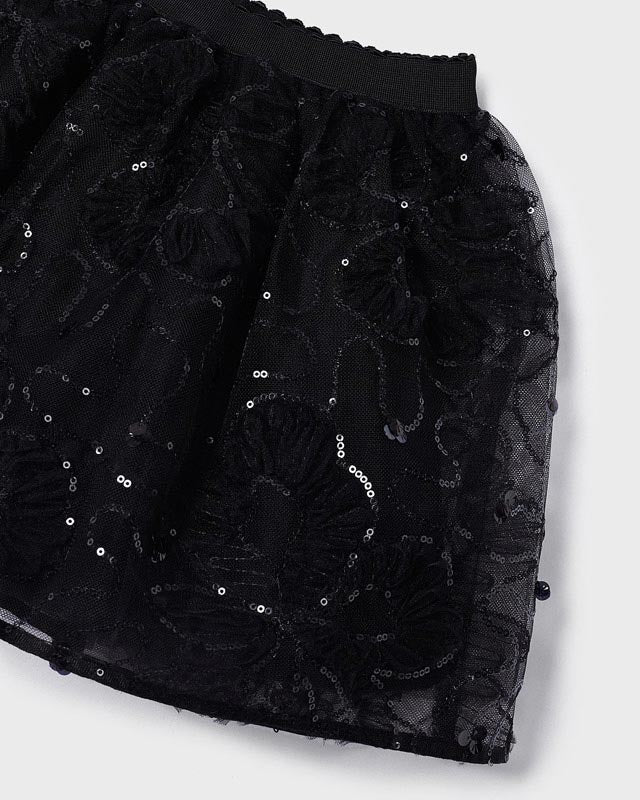 Gonna tulle fantasia bambina Mayoral nera Mayoral Nero
