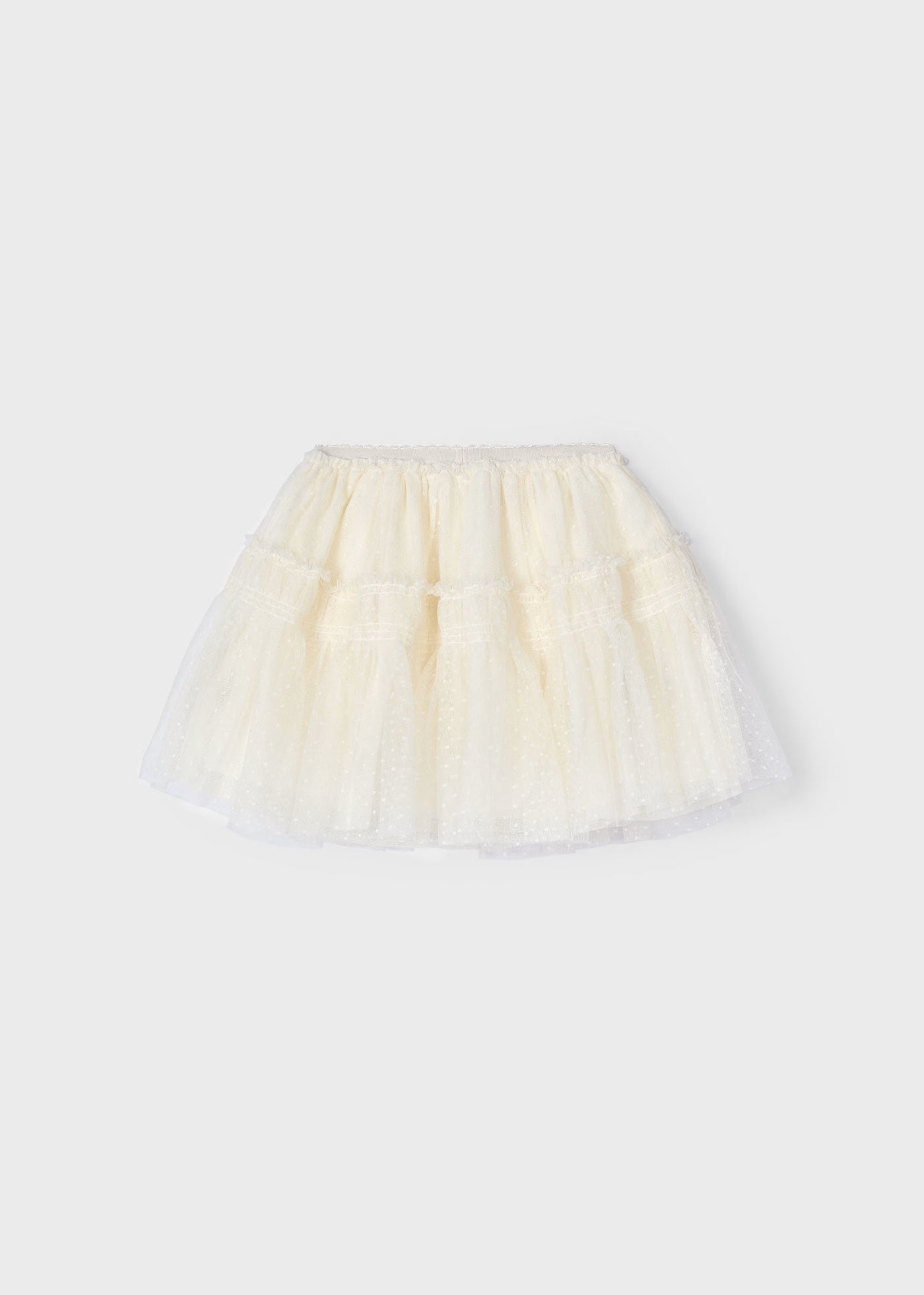 Gonna tulle plumetis bambina Mayoral panna Mayoral Panna
