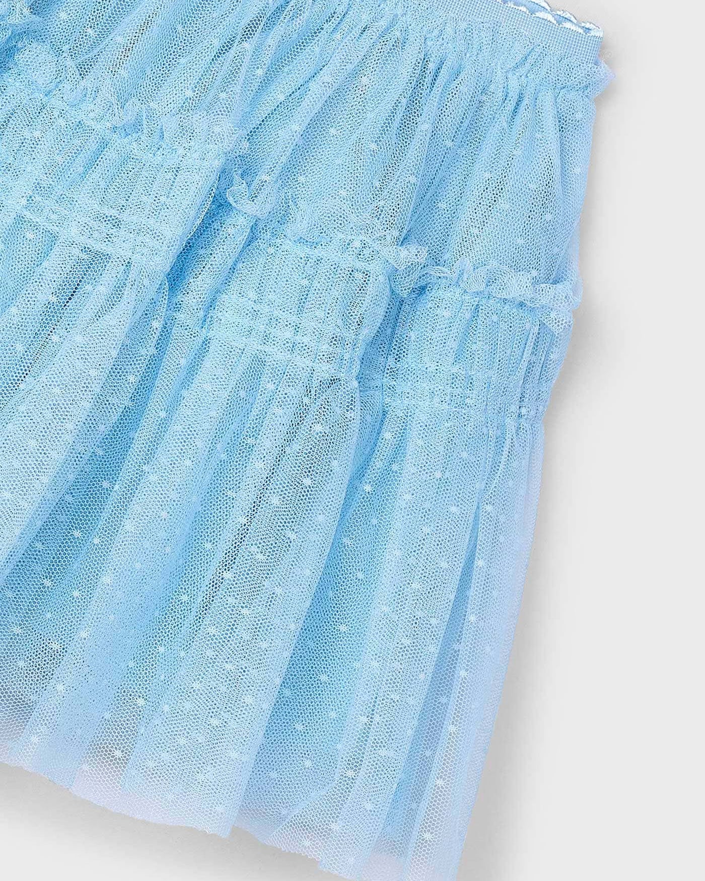 Gonna tulle plumetis bambina Mayoral azzurro cielo Mayoral Azzurro