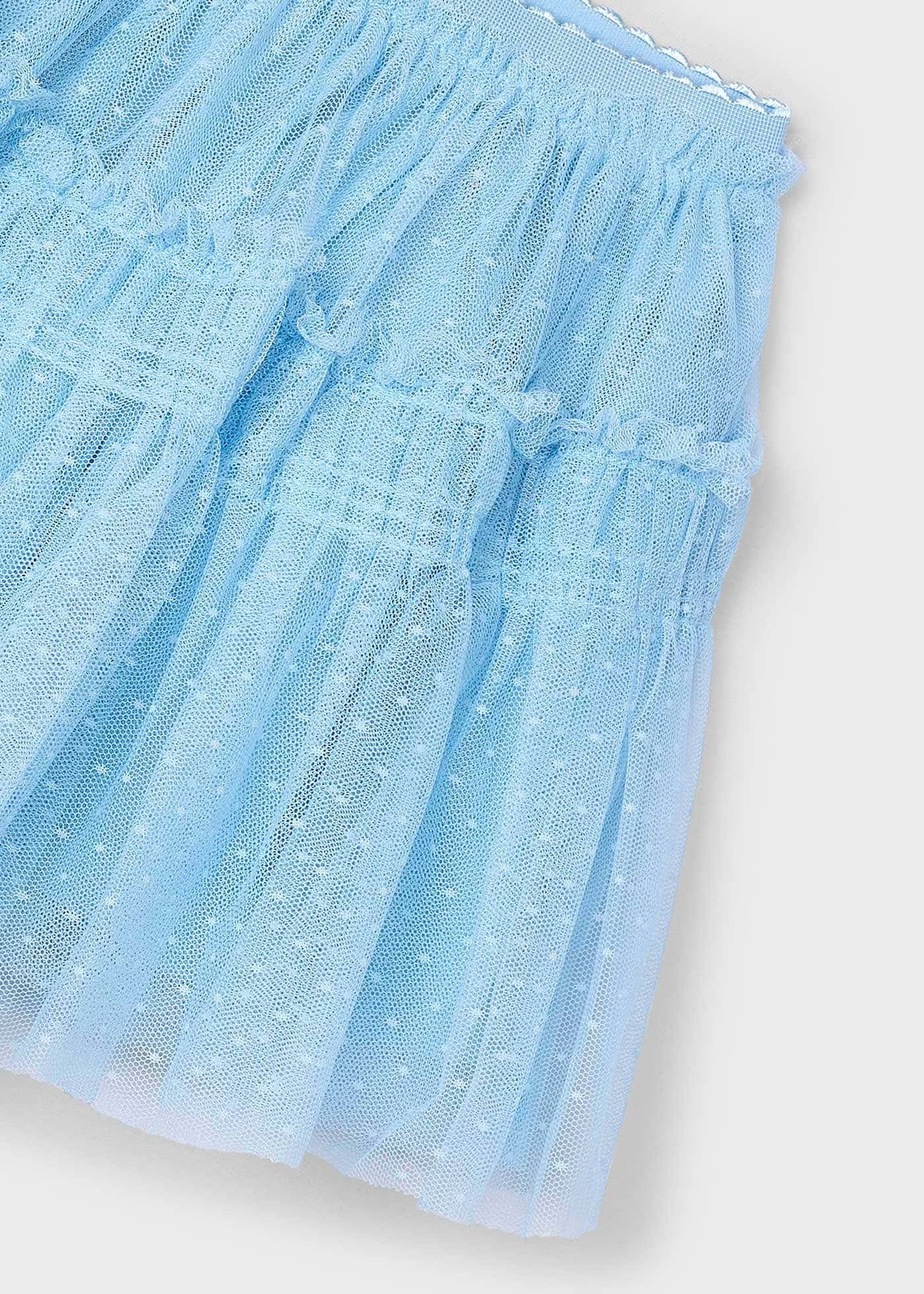 Gonna tulle plumetis bambina Mayoral azzurro cielo Mayoral Azzurro
