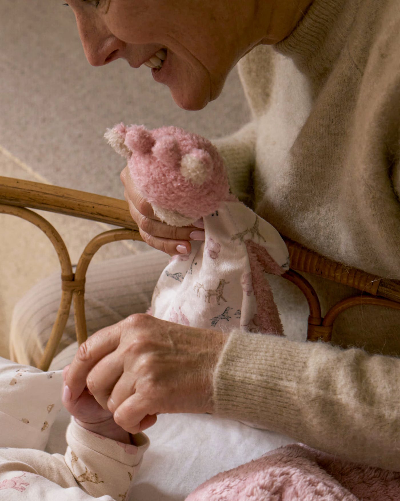 Gugu porta ciuccio safari neonati Mayoral Newborn rosa Mayoral