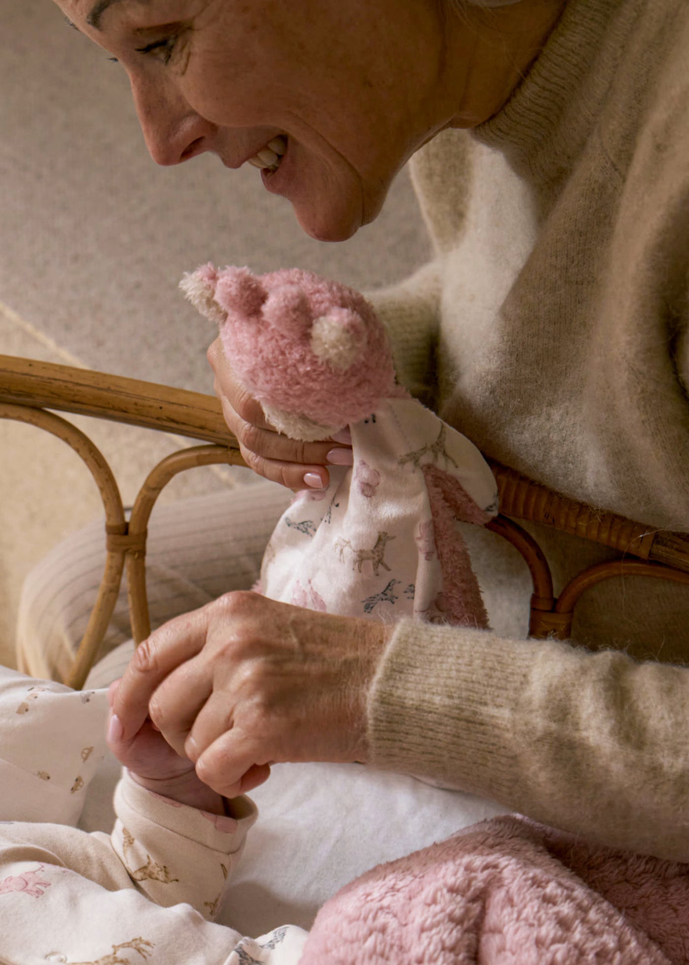 Gugu porta ciuccio safari neonati Mayoral Newborn rosa Mayoral