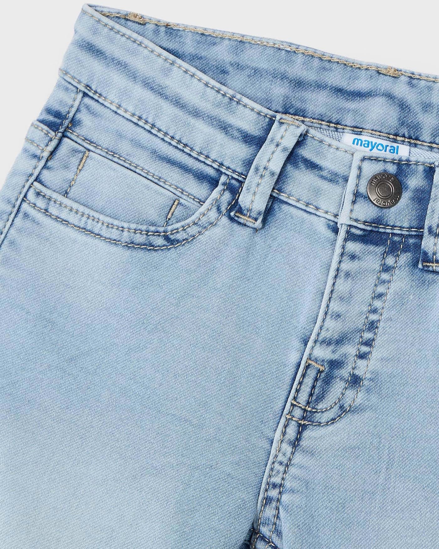Bermuda bambino Mayoral jeans blu chiaro Mayoral Azzurro