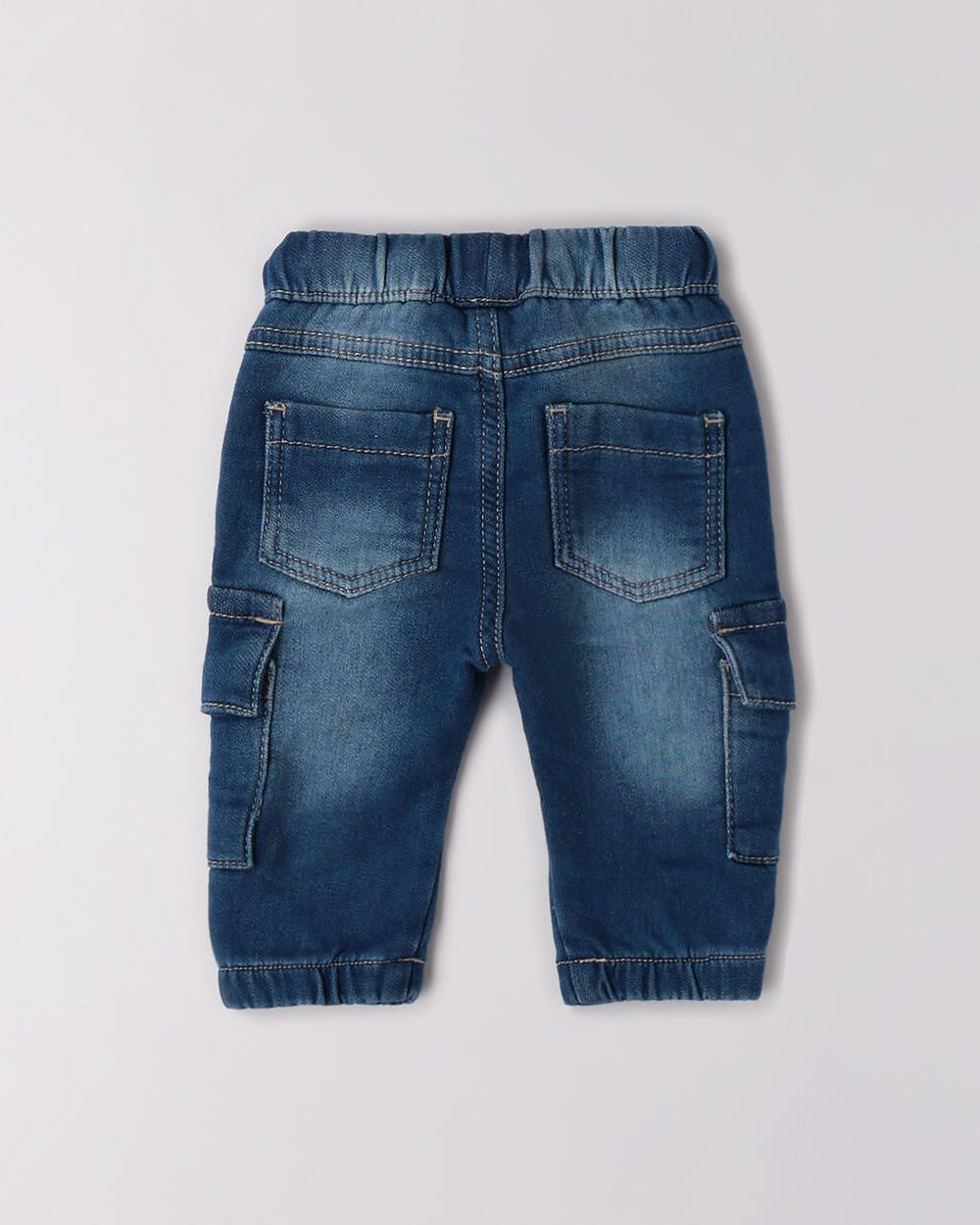 Jeans cargo morbido neonato iDO blu medio iDO 1 Mesi 56cm