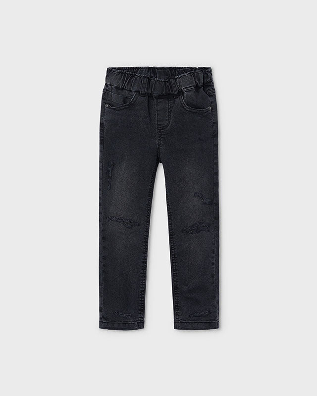 Jeans effetto strappato bambino Mayoral grigio scuro Mayoral Grigio