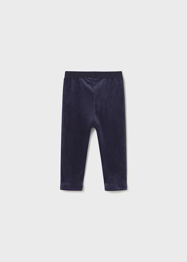 Leggigns velluto neonata Mayoral blu marino Mayoral 6 Mesi 68cm
