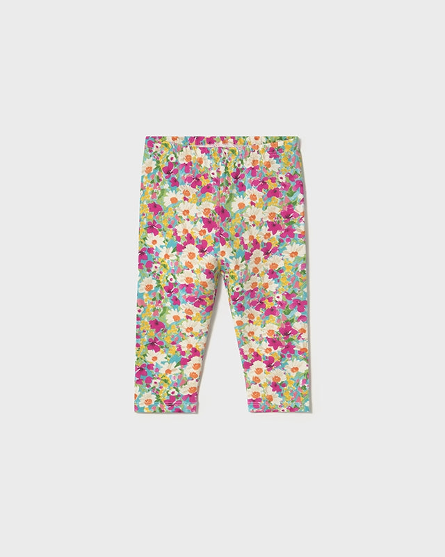 Leggings a 3/4 neonata Mayoral fantasia floreale Mayoral Multicolore
