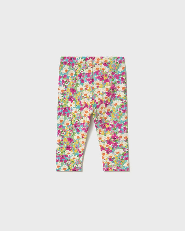 Leggings a 3/4 neonata Mayoral fantasia floreale Mayoral Multicolore