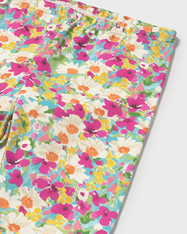 Leggings a 3/4 neonata Mayoral fantasia floreale Mayoral Multicolore