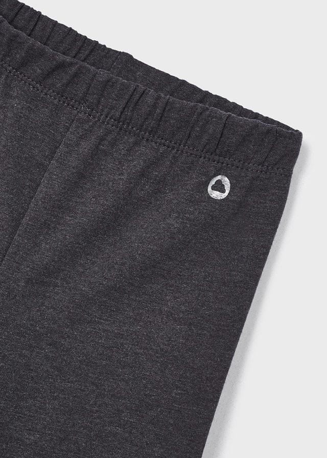 Leggings bambina Mayoral basic caldo cotone grigio piombo - ErreGiModaBimbo