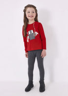 Leggings bambina Mayoral basic caldo cotone grigio piombo - ErreGiModaBimbo