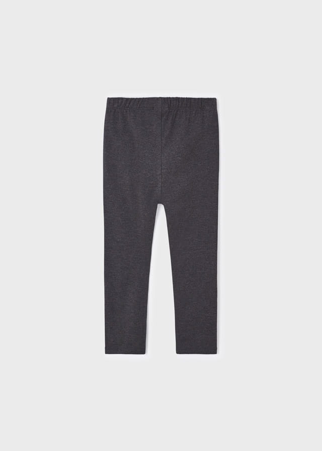 Leggings bambina Mayoral basic caldo cotone grigio piombo - ErreGiModaBimbo