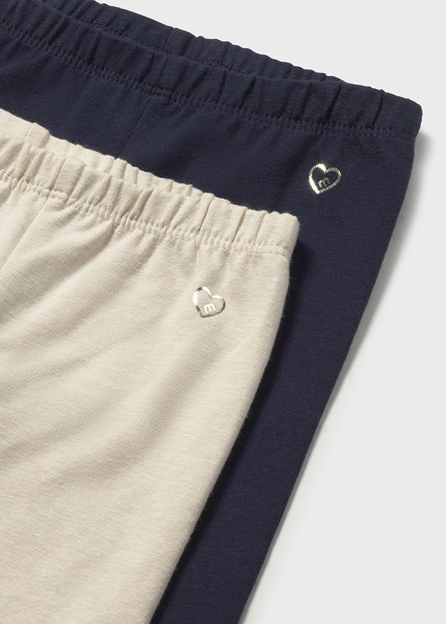 Leggings caldo cotone neonata Mayoral blu o crema Mayoral 6 Mesi 68cm