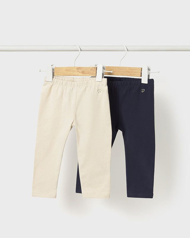 Leggings caldo cotone neonata Mayoral blu o crema Mayoral 6 Mesi 68cm