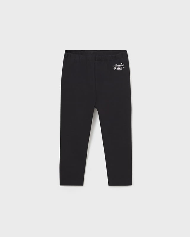 Leggings caldo cotone neonata Mayoral grigio o nero Mayoral Nero
