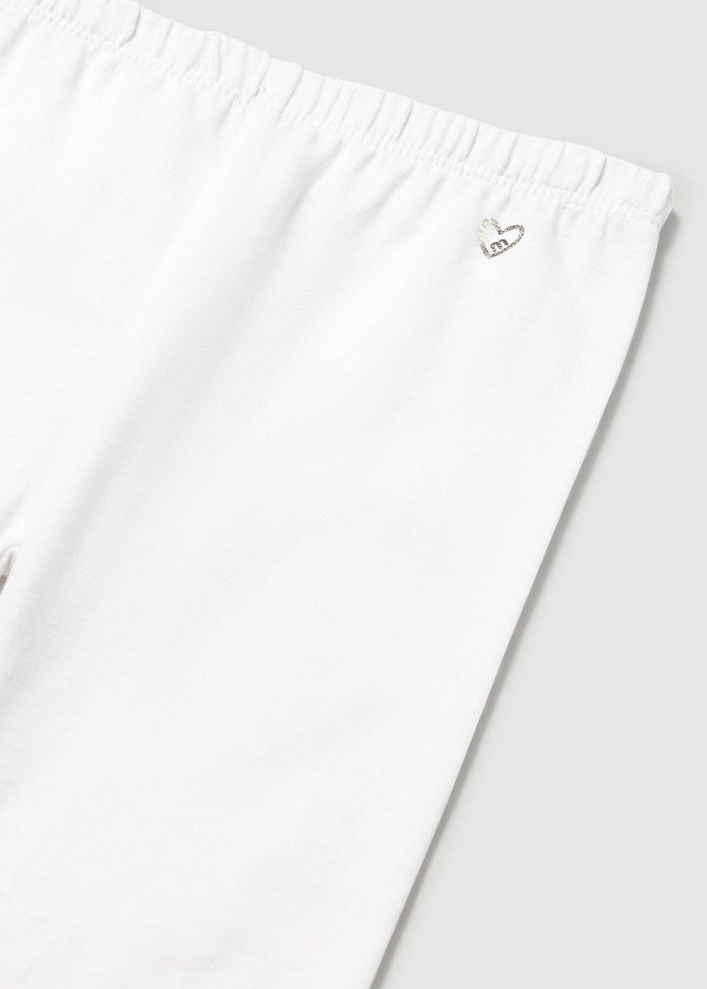 Leggings corto 3/4 basico neonata Mayoral bianco Mayoral Bianco