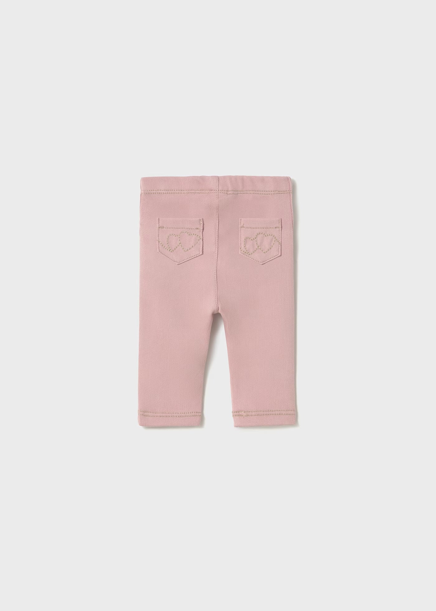 Leggings tasche ricamo neonata Mayoral Newborn rosa Mayoral Rosa