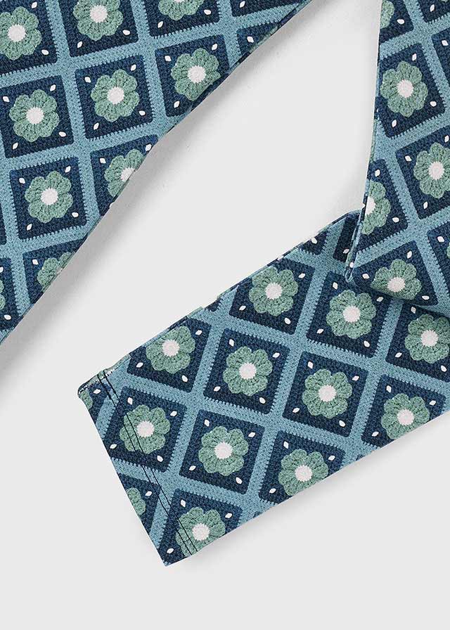 Leggings stampato bambina Mayoral fantasia verde e blu Mayoral 2 Anni 92cm